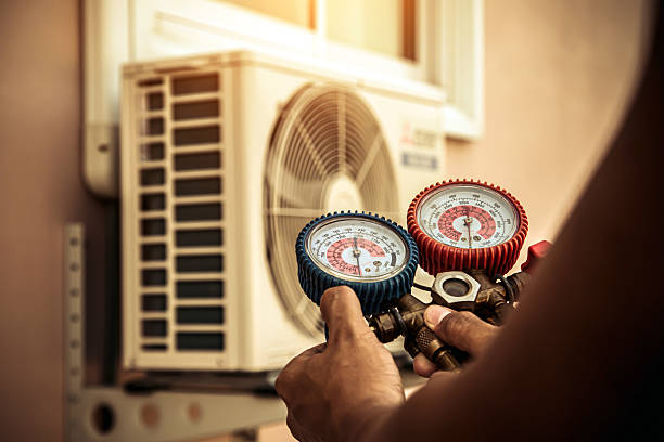 Professional Hvac Maintenance technician working in Marcellus, MI